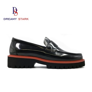 Handmade Italian Pattern Leather High Quality Genuine Glossy Leather Loafer Custom logo Brand Original <b>Men</b> <b>Dress</b> Shoes&oxford - Product Image 5