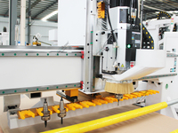 Machine de découpe et de perçage CNC à alimentation automatique, machine de découpe CNC à nidification, machine de fabrication de meubles en MDF et en mélamine