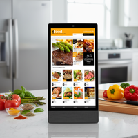 Tablette Android 15 de 15,6 pouces RK3576S 4 Go + 64 Go Écran tactile 10 points avec texte et animation pour la commande automatique dans les restaurants intérieurs/extérieurs