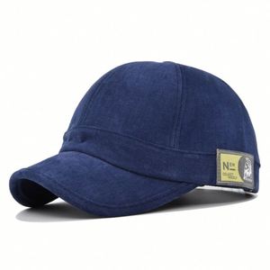 Wholesale New Short Brim Baseball Cap Solid Color Duck Tongue Korean <b>Sunscreen</b> Sports Caps Baseball Cap for Men - Product Image 4