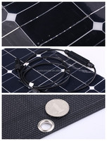 Hocheffizientes SunPower-Zellen ETFE Flexibles Solarmodul für Wohnmobile, Wohnwagen und Boote mit 550W 450W 350W Dachmontagesystem
