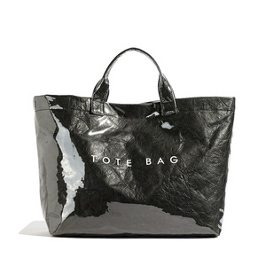 Sac fourre-tout pour femme, taille moyenne, grande capacité, imperméable, doublure en polyester, fermeture Velcro, style simplicité urbaine, toutes saisons, loisirs - Product Image 6