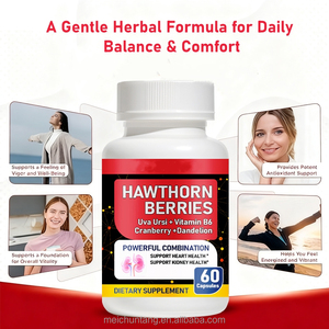 Capsules de Soutien à la Beauté et au Bien-être Adulte : <span class=keywords><strong>Complexe</strong></span> de Baies d'Aubépine, Vitamine B6, <span class=keywords><strong>Uva</strong></span> <span class=keywords><strong>Ursi</strong></span> et Pissenlit à Haute Efficacité - Product Image 4