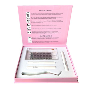 Nuovo Kit di ciglia segmentate Diye Clsuer rosa unico Kit di ciglia fai da te pretagliato personalizzato - Product Image 1