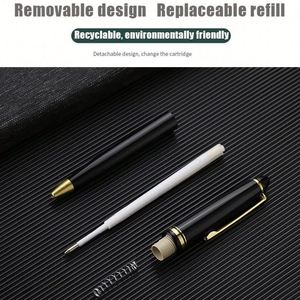 Bolígrafo de punta redonda con spray de pintura al por mayor, bolígrafo publicitario para eventos corporativos, bolígrafo de papelería de oficina con logotipo personalizado - Product Image 2