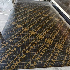 <span class=keywords><strong>Contreplaqué</strong></span> filmé en peuplier dur de 18 mm, coffrage en plastique vert PVC pour la construction - Product Image 2