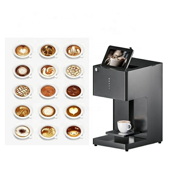 3d Coffee Printer Cappuccino Latte Art Cake Chocolate Printing Selfie Coffee Printer Edible Macaron Bread Ink Food Printer Price