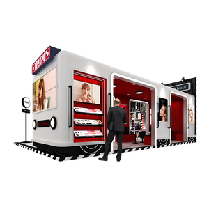 Stand d'exposition haut <span class=keywords><strong>de</strong></span> gamme avec <span class=keywords><strong>fond</strong></span> en bois, panneau d'affichage pour exposition - Product Image 2