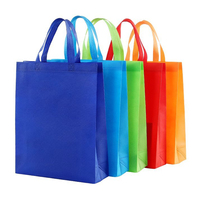 Sac de courses en non-tissé personnalisé avec logo, écologique et réutilisable, avec poignée découpée, sac d'emballage en PP pour sucre, aliments pour animaux et vente au détail alimentaire