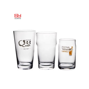 Verres à bière Sunyo faits à la main en verre cristallin sans plomb, style campagnard, avec logo <span class=keywords><strong>personnalisé</strong></span> - Product Image 4