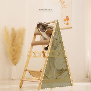 New Large Pet Crawl Kletter rahmen Massivholz <span class=keywords><strong>Cat</strong></span> Grab Column <span class=keywords><strong>Cat</strong></span> Nest <span class=keywords><strong>Tree</strong></span> Umfassende Lieferungen - Product Image 3