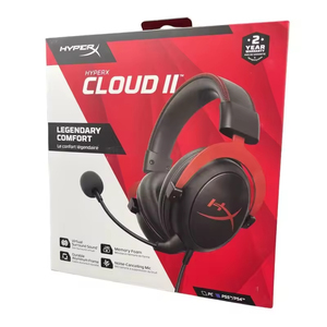 Casque de jeu HyperX <span class=keywords><strong>Cloud</strong></span> <span class=keywords><strong>2</strong></span> II original, supra-auriculaire et circum-auriculaire, avec son surround HiFi 7.1, microphone dynamique AAC pour PC et PS4 - Product Image 2