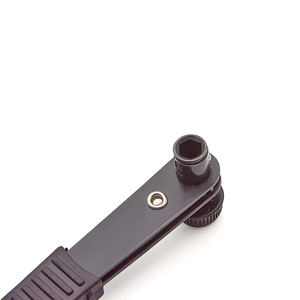 Ratchet Wrench 1/4 In Hex Opening Black Surface Cast Iron Material Reversible With Serrated Jaw For Diy Use - Product Image 2