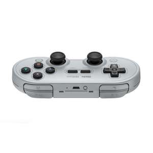 Manette sans fil 8BitDo SN30 Pro 80DM02 grise avec joystick à effet Hall, contrôleur rétro multiplateforme - Product Image 3