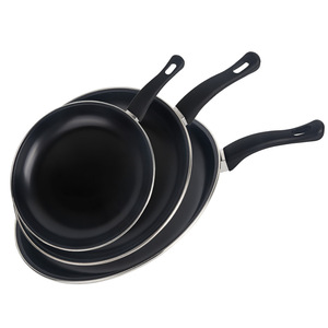 Juego de Utensilios de Cocina Dessini de Alta Calidad al por Mayor, Sartenes Antiadherentes Negras de 20cm, 24cm y 28cm - Product Image 3