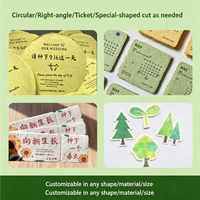 Kartu Ucapan Biodegradable yang Dapat Ditanam, Dicetak Digital dengan Embos, untuk Pernikahan & Acara Ramah Lingkungan
