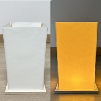 Lanterne flottante en papier, lanternes aquatiques en bois avec bougies LED, décoration de patio extérieur, fêtes au bord de la piscine, commémorations de mariage, jardin