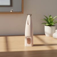 Tondeuse Électrique Rechargeable Automatique Silencieuse pour Poils d'Animaux, Rasoir Sûr en Céramique avec LED pour Toilettage Chien et Chat - Offre Spéciale