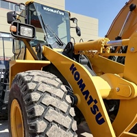 Chargeur frontal Komatsu WA320 d'occasion à vendre Capacité de 10 tonnes Chargeuses sur pneus d'occasion WA100 WA120 WA380 WA470 Series