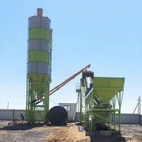 Impianto di Betonaggio Stazionario Schwell Standard 60CBM/H con Controllo PLC, Miscelatore JS1000, Silo per Cemento da 100/120 Tonnellate - Prezzo Vantaggioso