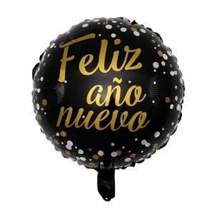 Globos de Papel Metálico Redondos con Forma de Estrella <span class=keywords><strong>para</strong></span> Decoración de Fiesta Española de Año Nuevo Feliz 2026 - Product Image 5