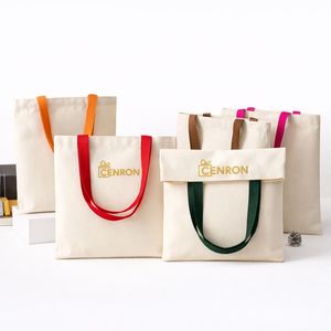 Sac fourre-tout en toile écologique personnalisé avec logo, sac de courses en coton réutilisable, fournisseur en gros - Product Image 4