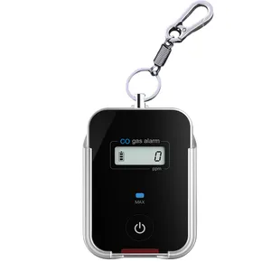 Metal Frame Handheld Indoor Carbon Monoxide Gas Alarm Tester 0-1000PPM Sensor Audible Portable Toxic CO Gas Alarm Detection