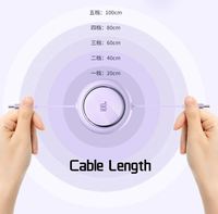 Carga rápida C a C Tipo retráctil Cable Usb Cable plano flexible Usb a Usb C 100W