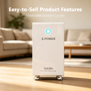 Batterie au lithium VICTPOWER 16 kWh 51,2 V, batterie solaire 314 Ah 320 Ah, stockage d'énergie à domicile, 6000 cycles avec certification CE - Product Image 4