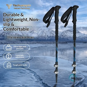 ไม้เท้าเดินป่า Yachuangxin YCX-9.5 แบบพับได้ 3 ท่อน ปรับระดับได้ ทำจาก PVC พร้อมสายรัดข้อมือ พกพาสะดวก ล็อคเร็ว ขวา/ซ้าย - Product Image 5