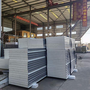 Panel Sándwich de Espuma de PU al Mejor <span class=keywords><strong>Precio</strong></span>, Techo Corrugado con Tejas, Panel Metálico Ignífugo, <span class=keywords><strong>Precio</strong></span> de Fábrica en China para Cámaras Frigoríficas - Product Image 4