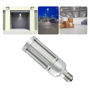 Bombilla LED de mazorca de maíz, lámpara regulable de 18W/60W/100W/120W y 5700K AC120-277V para garaje, almacén, iluminación de calle al aire libre