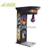 Nouvelle Machine d'Arcade Punch Kick ACS, Jeu de Boxe à Monnayeur pour Parc d'Attractions, Construction Métal et Plastique, Garantie 1 An