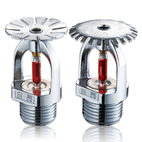 Accessoire de prévention incendie pour sprinkler à flamme sèche dissimulé, en fonte malléable, vertical, argenté, durable, équipement de lutte contre l'incendie facile à installer