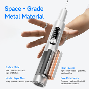 Spazzolino Elettrico Sonico Ultrasonico in Metallo Senza Fili IPX6 Impermeabile con LED, Rimuovi Placca Portatile, Sbiancante per Denti - Product Image 4