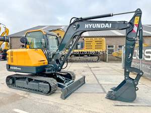 Marca nueva Hyundai HX60 mini Excavadora hidráulica sobre orugas, Corea del Sur hizo 6ton maquinaria de segunda mano certificado CE EPA - Product Image 5