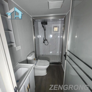 Installazione rapida di 72 m2 40ft 2-6 camere da letto casa del contenitore vivente pieghevole prefabbricato espandibile fatto di pannello Sandwich - Product Image 3
