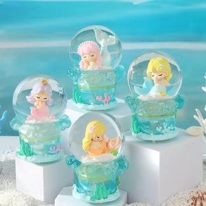 Souvenir de plage personnalisé, globe à neige en résine, artisanat décoratif, boule à neige aquatique - Product Image 2