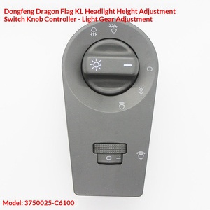 Bouton <span class=keywords><strong>de</strong></span> <span class=keywords><strong>commande</strong></span> <span class=keywords><strong>de</strong></span> <span class=keywords><strong>réglage</strong></span> <span class=keywords><strong>de</strong></span> la <span class=keywords><strong>hauteur</strong></span> <span class=keywords><strong>des</strong></span> phares Dongfeng Tianlong KL Flagship KX 3750025-C6100 - Product Image 5
