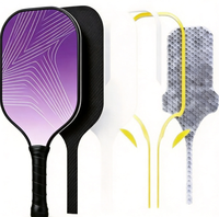 Raquette de pickleball en carbone T700, haute résistance, rebond fluide, raquette de sport professionnelle pour la pratique quotidienne