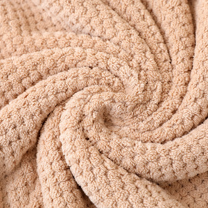 Coral Fleece <b>Bath</b> <b>Towel</b> <b>Set</b> 35x75 Cm Solid Color Rectangle Beach <b>Towel</b> Machine Washable - Product Image 4
