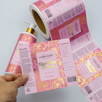 Autocollants de Luxe Personnalisés par le Fabricant, Étiquettes Imperméables, Service de Conception d'Étiquettes Personnalisées, Autocollants de Logo en Dorure à Chaud