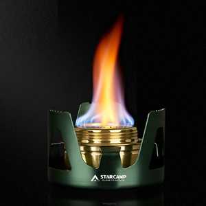 Starcamp Mini Xách Tay Ngoài Trời Cắm Trại Rượu Bếp Trọng Lượng Nhẹ Brass Tinh Thần <span class=keywords><strong>Burner</strong></span> Với Nhôm Đứng Cho Backpacking BBQ - Product Image 6
