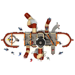 مجموعة شرائح خشبية لسفن القراصنة مصنوعة حسب الطلب لحدائق المغامرة والمدارس للتسلية العائلية - Product Image 4