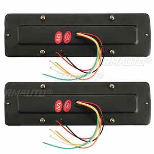 2 luces traseras LED impermeables para camión, remolque, caravana, UTE, ATV, con función de guía de flujo, direccional, freno, marcha atrás y antiniebla - Product Image 4