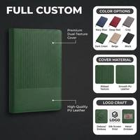 Carnet à couverture rigide en cuir PU A5 80g avec logo personnalisé, 100 feuilles intérieures, cadeau promotionnel publicitaire pour entreprise