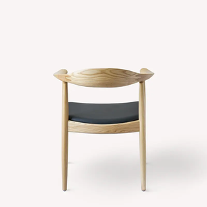 <span class=keywords><strong>Sedia</strong></span> da pranzo in <span class=keywords><strong>legno</strong></span> massello di gomma <span class=keywords><strong>bianca</strong></span> JP, <span class=keywords><strong>sedia</strong></span> da pranzo in pelle, <span class=keywords><strong>sedia</strong></span> Hans Wegner Kennedy - Product Image 4