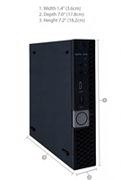 Mini-ordinateur de bureau Barebone Tiny Optiplex 5070 9e génération, propre, sans rayures, grade A, testé et fonctionnel