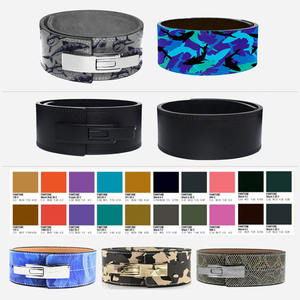 धीरज प्रशिक्षण 10MM कस्टम जिम वजन बेल्ट Deadlifts पॉवरलिफ्टिंग बेल्ट समर्थन वापस चमड़ा मोबाइल फोनों लीवर वजन उठाने बेल्ट - Product Image 4