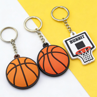 Porte-clés anneau en PVC souple 3D multicouche, imprimé par transfert thermique, moulé par injection, de taille personnalisée, écologique, par un producteur renommé